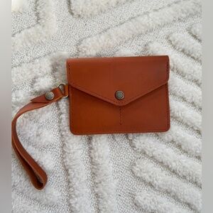 New Portland Leather Tuscany Passport Wristlet